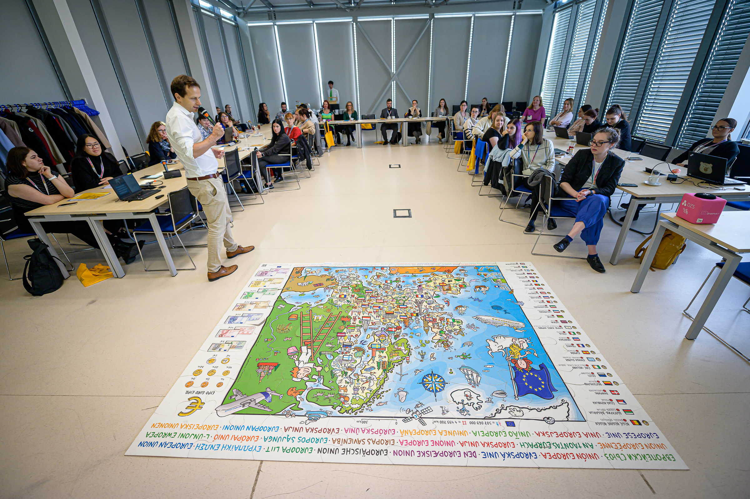 Mapa zemí, ve kterých se konají projekty účastníků. Foto: Petr Zewlakk Vrabec