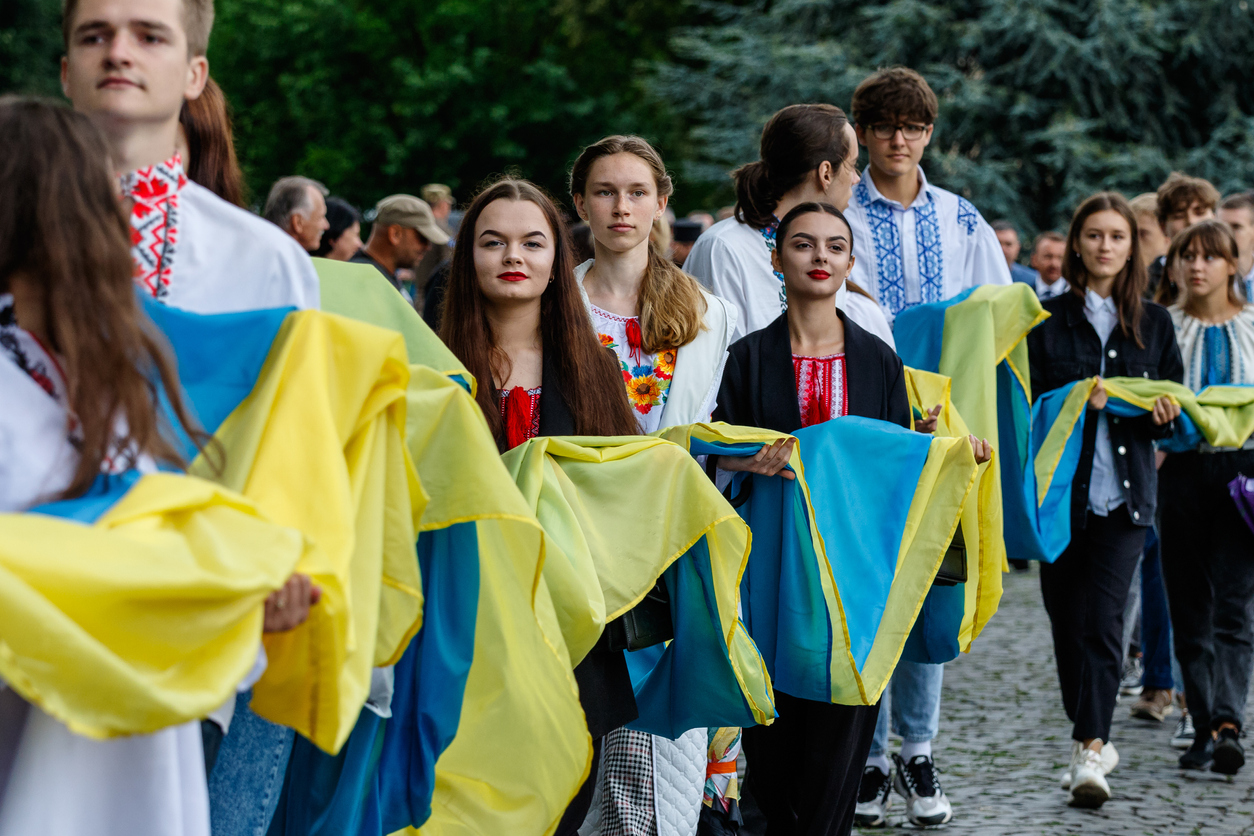 Dobrovolníci Ukrajina