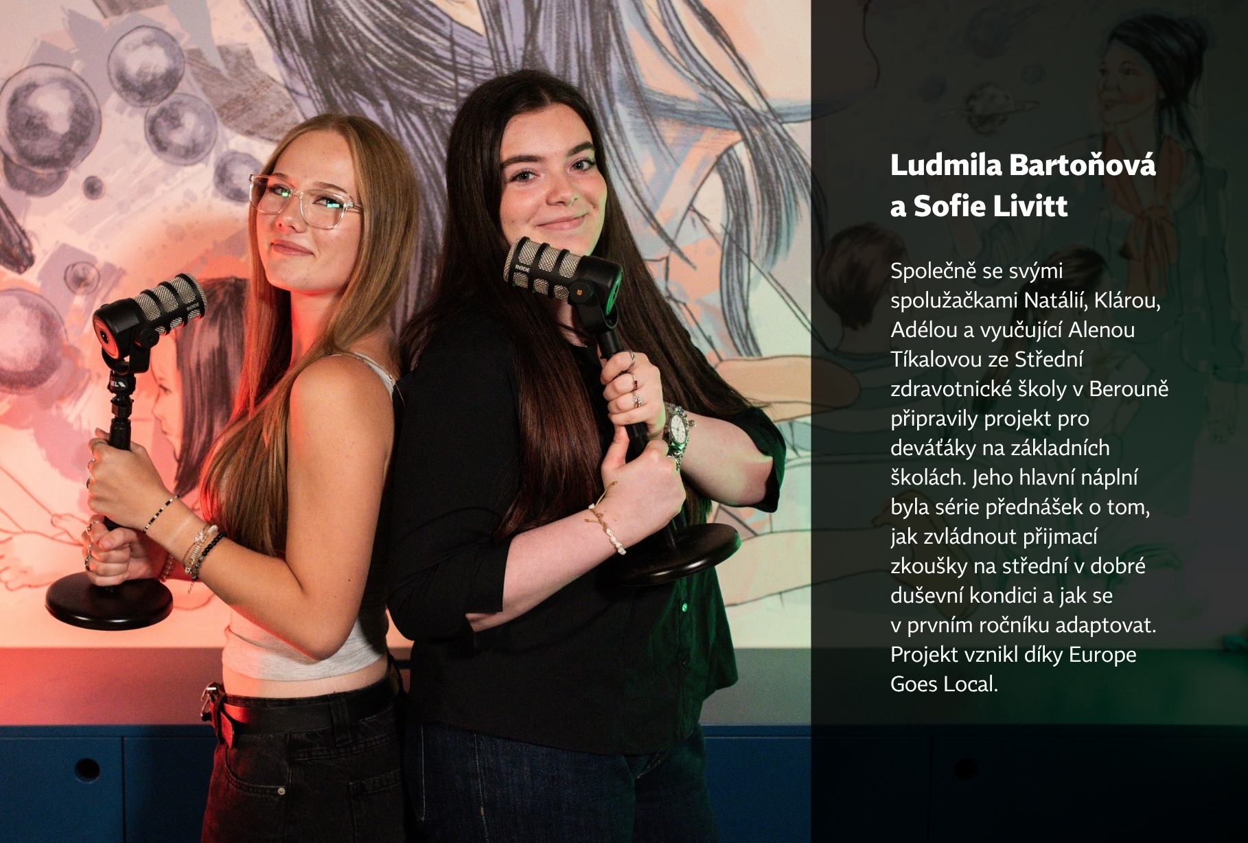 Ludmila Bartoňová a Sofie Livitt