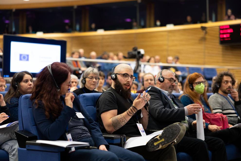 Veřejný panel evropských občanů o vzdělávací mobilitě. Foto: Evropská komise