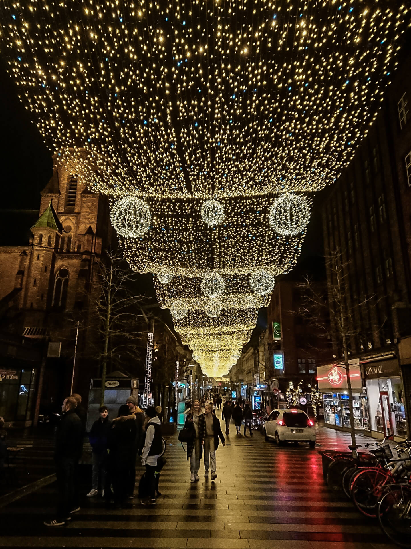 Vánoční výzdoba Aarhusu. Foto: Dominik Patzner