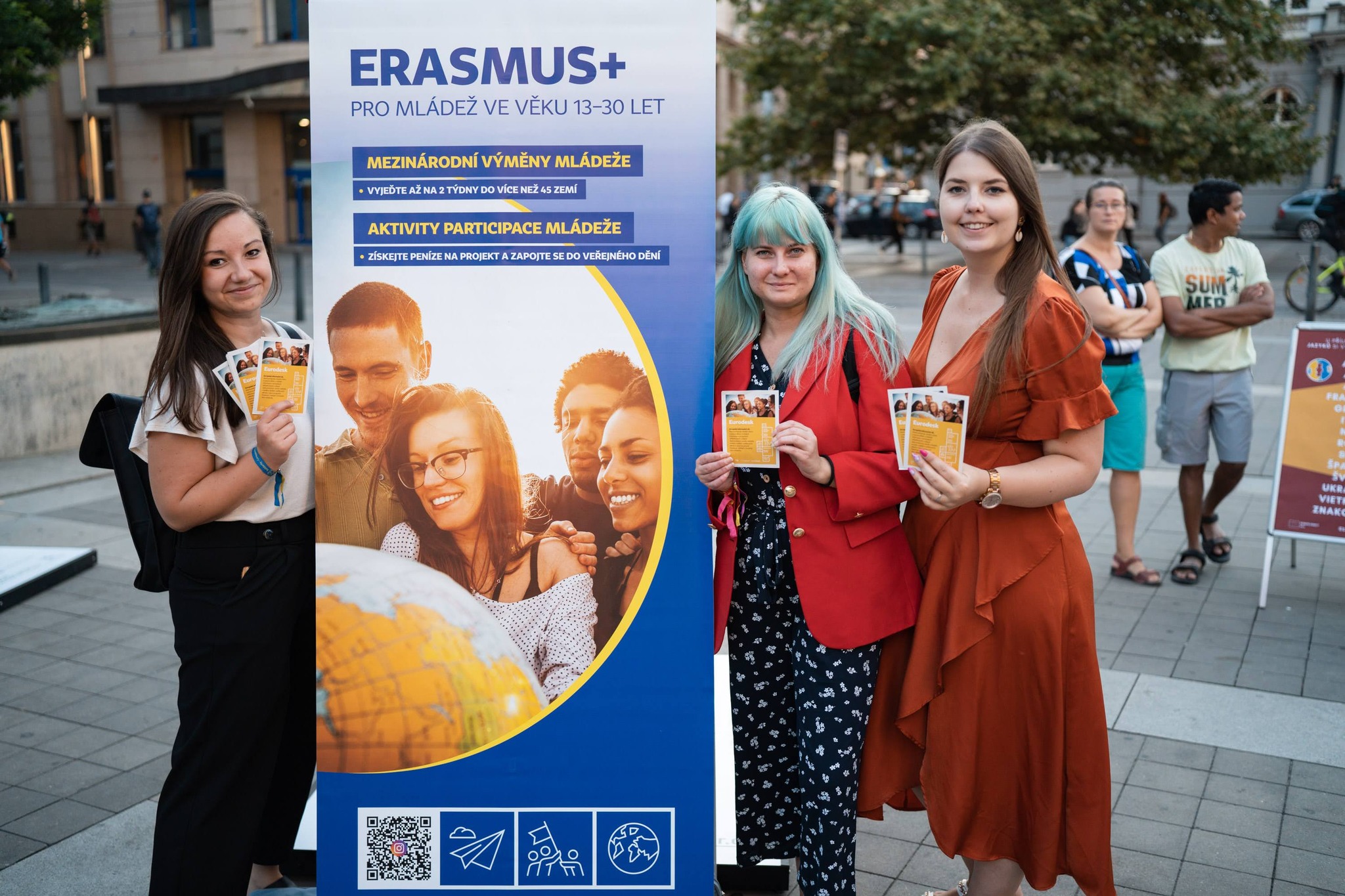 Partner sítě Eurodesk v Brně organizující akci Speak dating. Foto: DZS