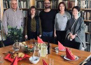 Zleva Piotr Kuśmierski, Edyta Bojanowska, Petr Vlček, Kateřina Zdanowiczová, Karolína Kawuloková. Foto Ondřej Batoušek
