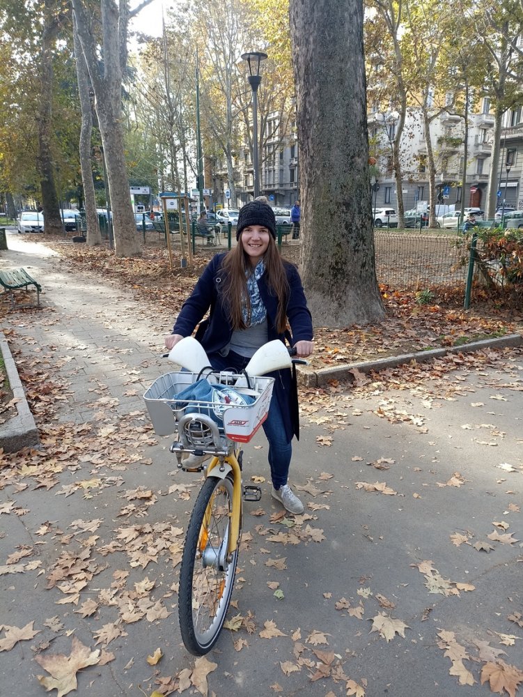 Cyklistika v Miláně. Foto: Tereza Součková