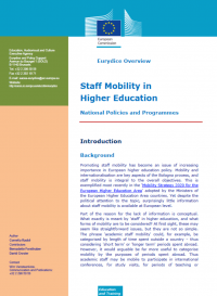 Staff mobility in higher education: National policies and programmes