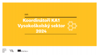 Zkušenosti koordinátorů KA1 - vysokoškolský sektor