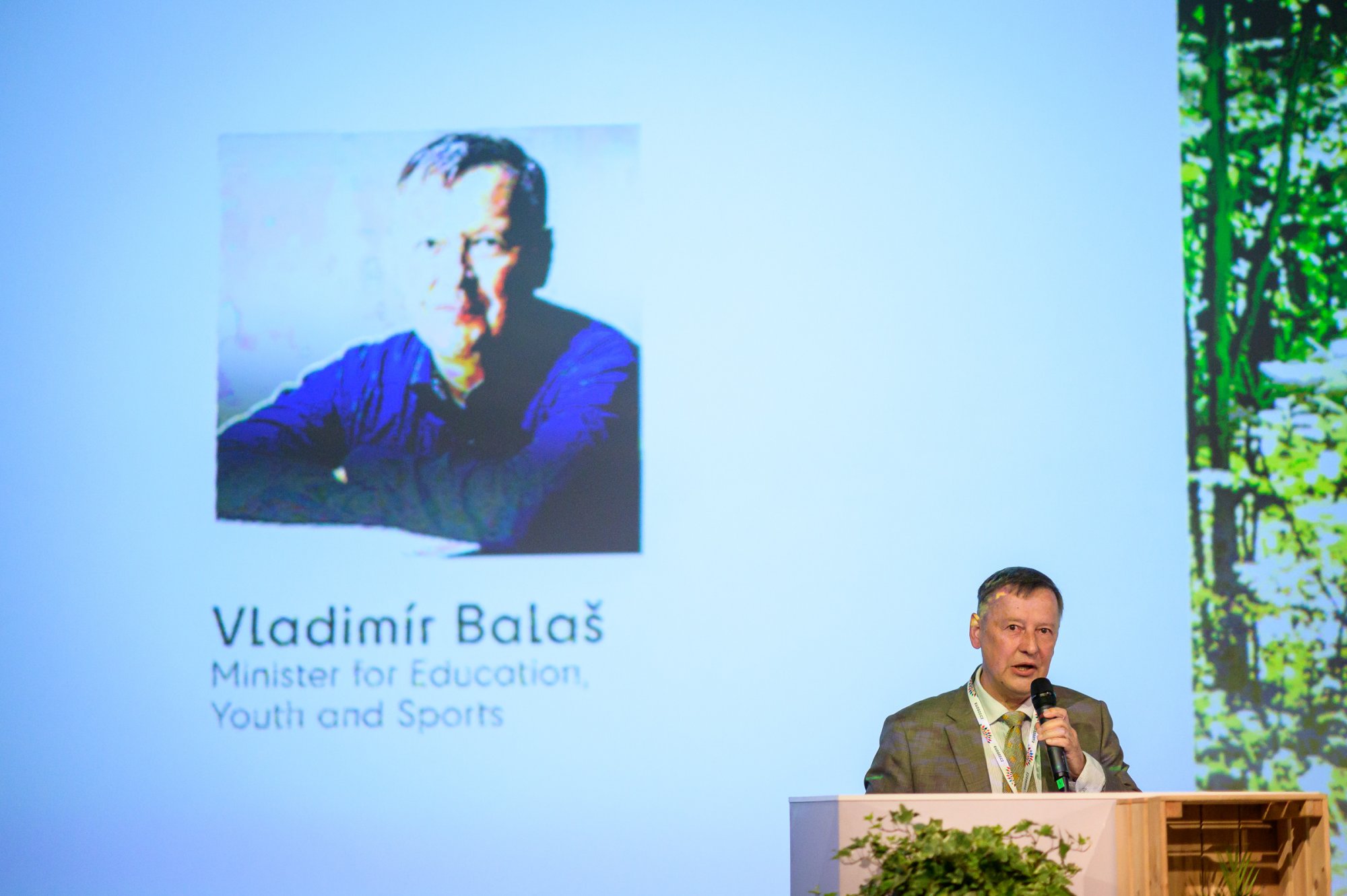 Ministr školství ČR Vladimír Balaš