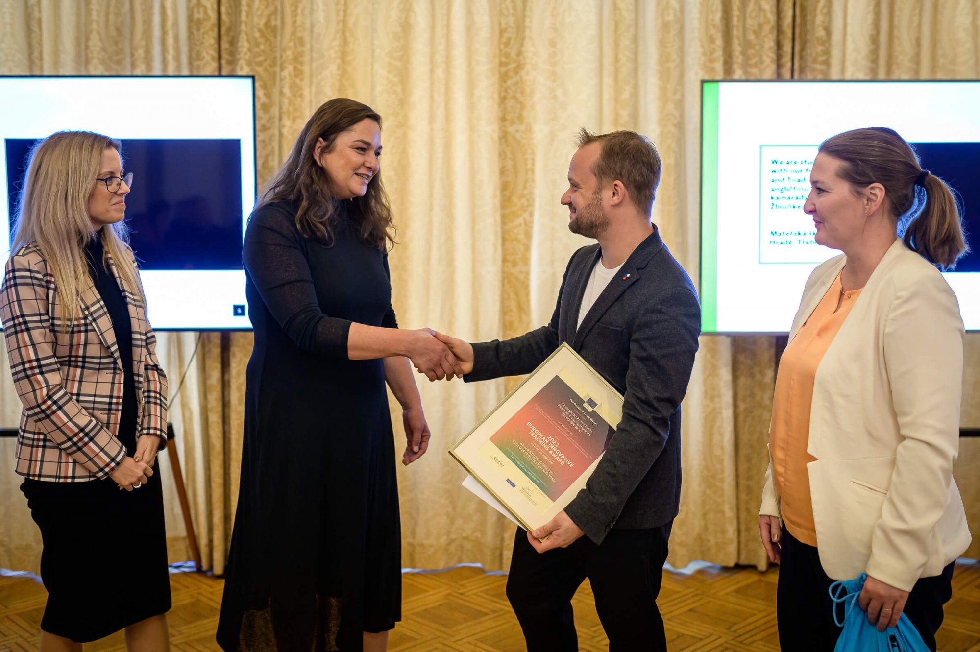 Předávání ocenění European Innovative Teaching Award a Evropské jazykové ceny Label 2022.