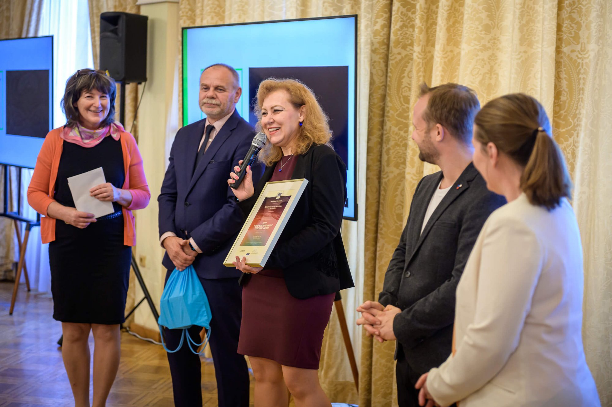 Předávání ocenění European Innovative Teaching Award a Evropské jazykové ceny Label 2022.