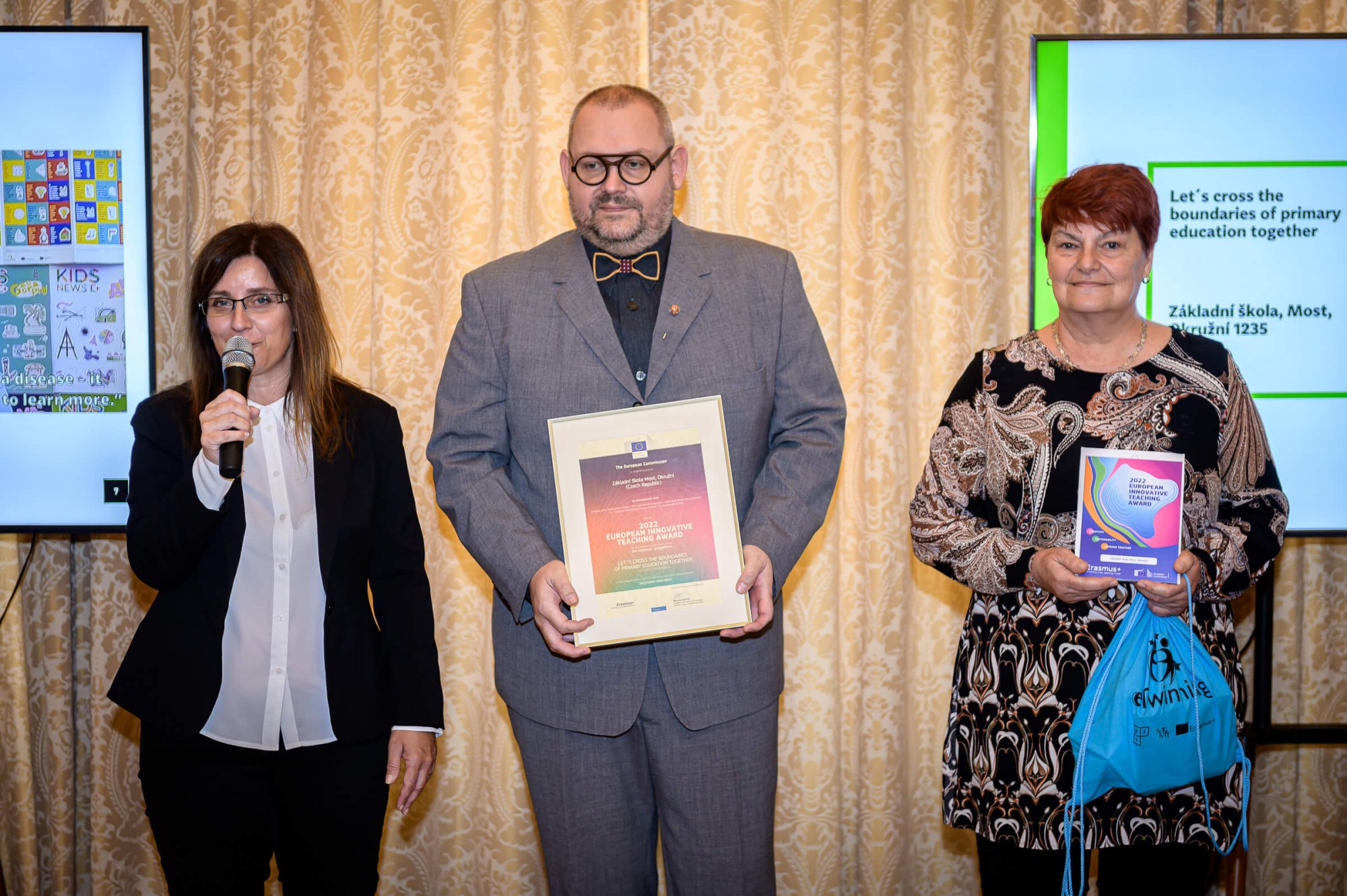 Předávání ocenění European Innovative Teaching Award a Evropské jazykové ceny Label 2022.