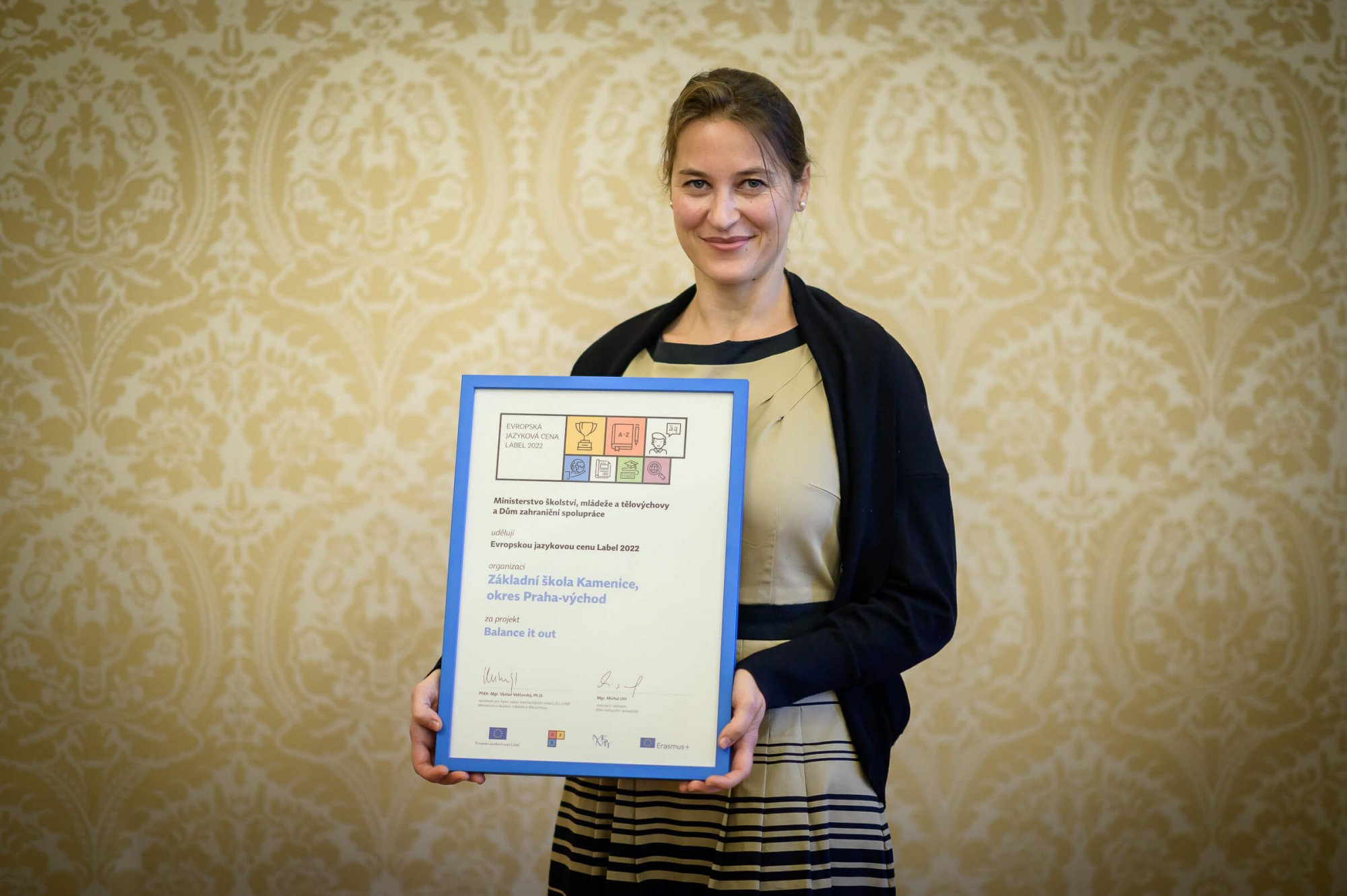 Předávání ocenění European Innovative Teaching Award a Evropské jazykové ceny Label 2022.