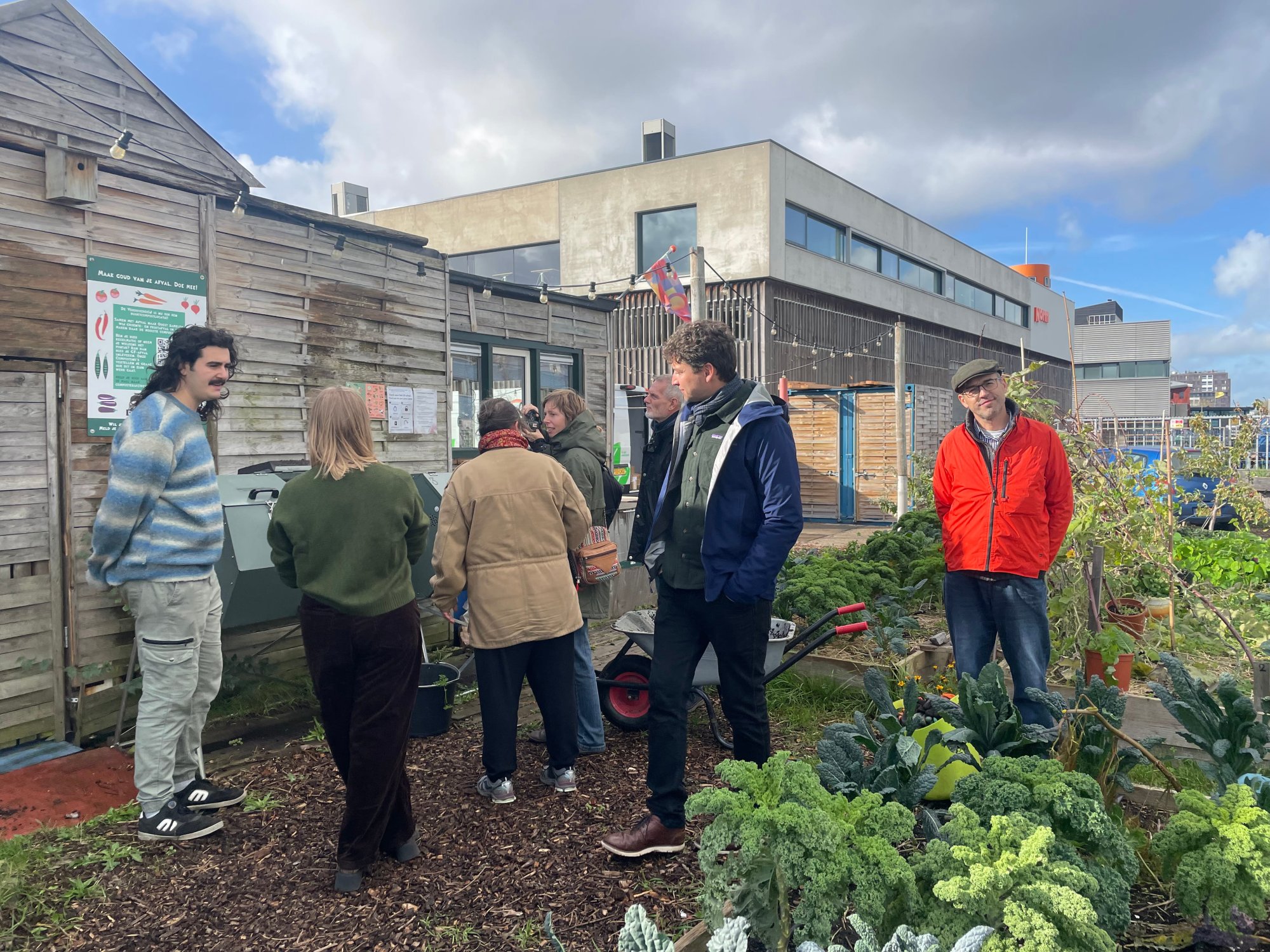 Komunitní zahrady, kompost i popínavky: Bieno si z programu Erasmus+ přivezlo inspiraci z Amsterdamu