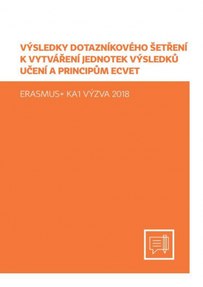 Výsledky dotazníkového šetření k vytváření JVU a principům ECVET