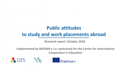 Public attitudes to study and work placements abroad