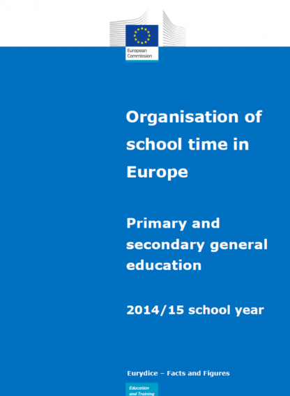 Organisation of school time in Europe. Primary and general secondary education: 2014/15 school year