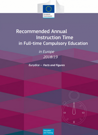 Recommended Annual Instruction Time in Full-time Compulsory Education in Europe – 2018/19 