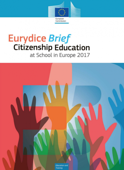 Obrázek studie Eurydice Brief Citizenship Education at School in Europe 2017